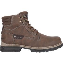 Buty Whistler Rego. Brązowe eleganckie półbuty Whistler, z jeansu, biznesowe, bez zapięcia. Za 285.00 zł.