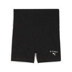 Damskie obcisłe szorty PUMA x HYROX SHAPELUXE 3" PUMA. Czarne szorty sportowe damskie Puma, xs, bez wzorów, z dzianiny, na fitness i siłownię. Za 279.00 zł.