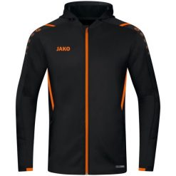 Kurtka damska Jako à capuche Challenge. Brązowe kurtki sportowe damskie Jako, s, z aplikacjami, z elastanu, z kapturem, na fitness i siłownię. Za 273.05 zł.