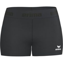 Szorty damskie Erima T&F Wings. Czarne szorty sportowe damskie Erima, bez wzorów, z elastanu, z podwyższonym stanem. Za 147.50 zł.