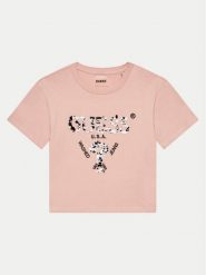 Guess T-Shirt J4YI46 K8FQ4 Różowy Boxy Fit. Czerwone t-shirty i topy dla dziewczynek Guess, z aplikacjami, z bawełny, bez ramiączek. Za 89.99 zł.