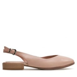 Sandały Marco Tozzi. Brązowe sandały damskie Marco Tozzi, bez wzorów, bez obcasa, na płaskiej podeszwie, bez zapięcia. Za 219.99 zł.