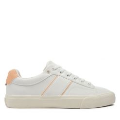 Tenisówki BOSS. Białe trampki i tenisówki damskie Boss, bez wzorów, bez zapięcia. Za 349.99 zł.