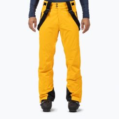 Spodnie narciarskie męskie Rossignol Diretta saffron. Żółte spodnie sportowe męskie Rossignol, na zimę, m, bez wzorów, narciarskie. Za 1,539.00 zł.