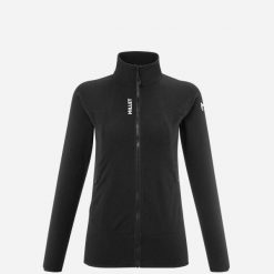 Bluza polarowa damska MILLET W K Lightgrid Jkt Czarny. Czarne bluzy damskie Millet, xl, bez wzorów, z materiału, bez kaptura. Za 319.00 zł.