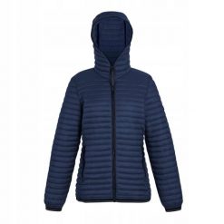 Kurtka Ocieplana Damska Rigain. Niebieskie kurtki damskie Regatta, bez wzorów, z puchu, bez kaptura. Za 151.99 zł.