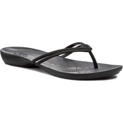 Japonki CROCS - Isabella Flip W 204004 Black/Black. Czarne klapki damskie Crocs, z tworzywa sztucznego. Za 129.00 zł.