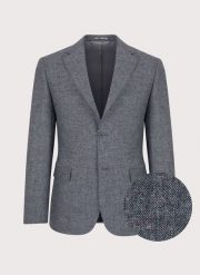 Szara marynarka męska P22WP-3X-043-S-S - Pako Lorente. Szare marynarki męskie Pako Lorente, bez wzorów, z jeansu, casualowe. Za 349.99 zł.