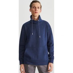 Bluza z kominowym kołnierzem - Granatowy. Bluzy męskie Reserved. W wyprzedaży za 69.99 zł.