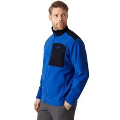 Bluza bez kaptura męska Helly Hansen Daybreaker Block Jacket. Niebieskie bluzy męskie Helly Hansen, m, bez wzorów, z polaru, trekkingowe. Za 289.99 zł.