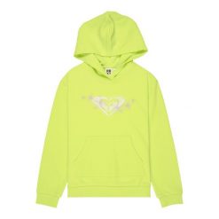 Bluza z kapturem dla Dziewczynki SURF FEELING TERRY Zielony. Zielone bluzy dla dziewczynek Roxy, bez wzorów, z bawełny, bez ramiączek, z kapturem. Za 159.99 zł.
