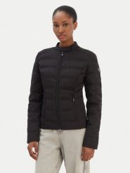 Guess Kurtka przejściowa W6RL02 WJ492 Czarny Regular Fit. Czarne kurtki damskie Guess, xl, z aplikacjami, z syntetyku, bez kaptura. Za 699.99 zł.