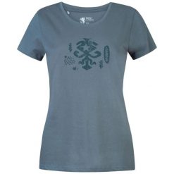 Koszulka damska Rafiki Akiyo. Czarne koszulki sportowe damskie Rafiki, bez wzorów, sportowe, bez kołnierzyka. W wyprzedaży za 191.25 zł.