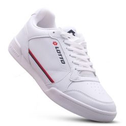 Buty sportowe LOTTO NANDU sneakersy. Białe obuwie sportowe damskie Lotto, bez wzorów, trekkingowe. Za 139.00 zł.