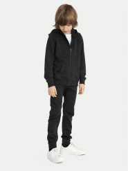 NAME IT Bluza 13224921 Czarny Regular Fit. Czarne bluzy dla chłopców Name it, bez wzorów, z bawełny, bez ramiączek, bez kaptura. Za 119.99 zł.