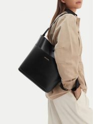 GINO ROSSI Torebka EO-LX20079 Czarny. Czarne torebki do ręki damskie Gino Rossi, bez wzorów, z materiału, bez dodatków. Za 269.99 zł.