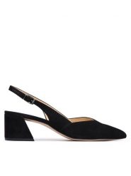 HÖGL Czółenka 1-104612 Czarny. Czarne czółenka damskie HÖGL, bez wzorów, ze skóry, bez obcasa, bez zapięcia. Za 689.99 zł.