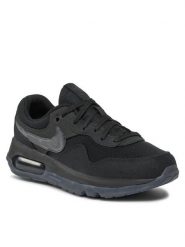 Nike Sneakersy Air Max Motif (GS) DH9388 003 Czarny. Czarne buty sportowe dziewczęce Nike, bez wzorów, z materiału, bez zapięcia. Za 305.99 zł.
