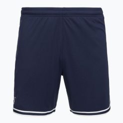 Spodenki koszykarskie męskie PUMA Hoops Team Game. Niebieskie krótkie spodenki sportowe męskie Puma, m, bez wzorów, z materiału, na fitness i siłownię. Za 149.99 zł.