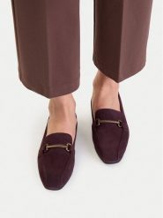 Lasocki Loafersy CEO-RST-ROMI-83 Bordowy. Czerwone mokasyny damskie Lasocki, ze skóry. Za 199.99 zł.