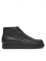 Calvin Klein Trzewiki HM0HM01583 Czarny. Czarne botki męskie Calvin Klein, bez wzorów, ze skóry, bez zapięcia. Za 639.99 zł.