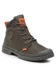 Palladium Trapery Pampa Sp20 Cuff Wp+ 76835-325-M Khaki. Brązowe śniegowce i trapery damskie Palladium, z materiału, bez zapięcia. Za 479.99 zł.