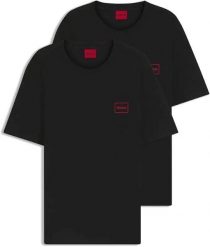 Zestaw koszulek męskich Hugo T-Shirt Dugopak (50548566-001). Czarne t-shirty męskie Hugo Boss, l, bez wzorów, z bawełny, biznesowe, bez kołnierzyka. Za 289.76 zł.