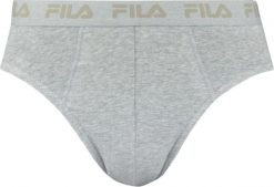 Slipy męskie Fila 1 szt. szare - bawełna z elastanem. Szare slipki męskie 661, m, bez wzorów, z bawełny. Za 54.85 zł.