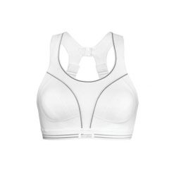 Biustonosz treningowy Shock Absorber Ultimate Run Bra white U10046. Białe biustonosze Champion, bez wzorów. Za 219.99 zł.