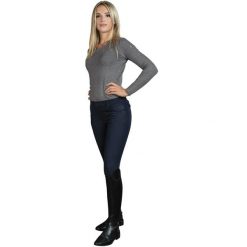 Damskie spodnie do jazdy konnej Privilège Equitation Parence. Niebieskie spodnie materiałowe damskie PRIVILÈGE EQUITATION, s, bez wzorów, z bawełny. Za 375.00 zł.