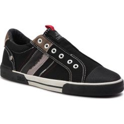 Trampki S.OLIVER - 5-14603-22 Black 001. Czarne półbuty na co dzień męskie S.Oliver, z gumy, bez zapięcia. W wyprzedaży za 119.00 zł.
