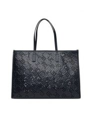 Tommy Hilfiger Torebka Th City AW0AW17501 Granatowy. Niebieskie torebki do ręki damskie Tommy Hilfiger, bez wzorów, ze skóry, bez dodatków. Za 519.99 zł.