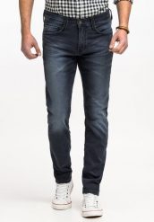 MUSTANG OREGON TAPERED MĘSKIE SPODNIE JEANSOWE JEANSY DŻINSY DENIM BLUE 1012994 5000 883. Niebieskie jeansy męskie Mustang. Za 210.99 zł.