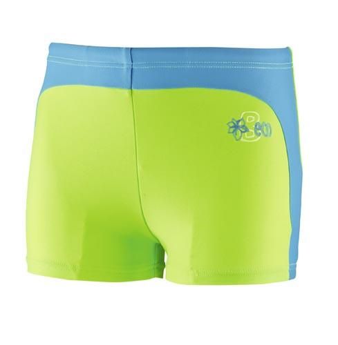 Kąpielówki Beco chłopięce lime-turkus. Zielone kąpielówki dla chłopców 47 Brand, bez wzorów, z elastanu, krótkie. Za 193.99 zł.