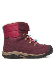 Keen Śniegowce Kanibou Waterproof 1031056 Czerwony. Czerwone buty zimowe dziewczęce Keen, ze skóry, bez zapięcia. Za 469.99 zł.