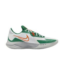 Buty Nike Precision 6 do koszykówki junior męskie. Białe buty sportowe męskie Nike, z materiału, bez zapięcia, do koszykówki. W wyprzedaży za 254.40 zł.