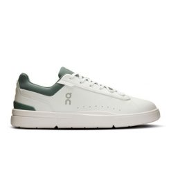 ON THE ROGER Advantage White | Olive Sneakersy męskie. Białe buty sportowe męskie On, bez zapięcia, tenisowe. Za 599.99 zł.