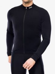 Bluza kolarska męska POC Ambient Thermal Jersey. Czarne bluzy męskie POC, na wiosnę, m, bez wzorów, z jersey, bez kaptura. Za 685.20 zł.
