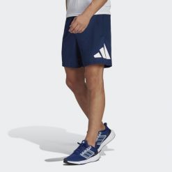 Szorty treningowe Train Essentials Logo. Białe krótkie spodenki sportowe męskie Adidas, uniwersalny, bez wzorów. Za 159.00 zł.
