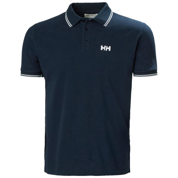 Polo Helly Hansen Genova. Niebieskie koszulki polo męskie Helly Hansen, m, bez wzorów, z bawełny, eleganckie, bez ramiączek. W wyprzedaży za 273.35 zł.