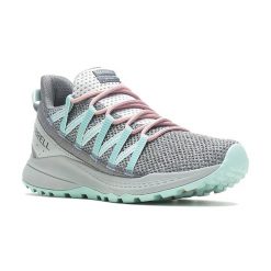 Buty turystyczne damskie Merrell Bravada Edge. Szare obuwie sportowe damskie Merrell, bez wzorów, do biegania. W wyprzedaży za 526.50 zł.