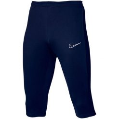 Męskie Spodenki Academy DriFIT 3/4. Niebieskie krótkie spodenki sportowe męskie Nike, m, bez wzorów, do piłki nożnej. Za 190.99 zł.
