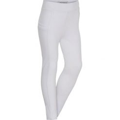 Dziewczęce legginsy jeździeckie z pełną przyczepnością Equipage Molly. Czarne legginsy dla dziewczynek EQUIPAGE, bez wzorów. Za 283.00 zł.