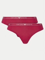 Emporio Armani Underwear Komplet stringów 163333 4F223 02275 Różowy. Czerwone stringi damskie Emporio Armani Underwear, s, bez wzorów, z bawełny. Za 109.99 zł.