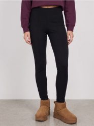 Legginsy z domieszką wiskozy - czarny. Czarne legginsy damskie Sinsay, l, bez wzorów, z wiskozy. Za 39.99 zł.