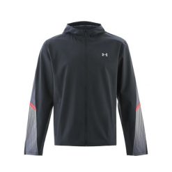 Bluza z kapturem Under Armour Velociti Storm. Czarne bluzy męskie Under Armour, l, bez wzorów, z materiału, z kapturem, na fitness i siłownię. Za 338.50 zł.