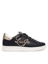 Liu Jo Sneakersy Ginny 01 4F6011 EX097 D Czarny. Czarne buty sportowe dziewczęce Liu Jo, bez wzorów, ze skóry, bez zapięcia. Za 394.99 zł.