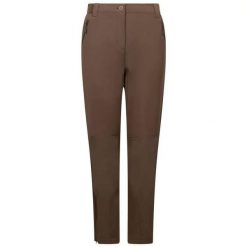 Damskie Spodnie Softshellowe Tawny DLX. Czarne spodnie materiałowe damskie Trespass, m, bez wzorów, z elastanu. Za 509.99 zł.