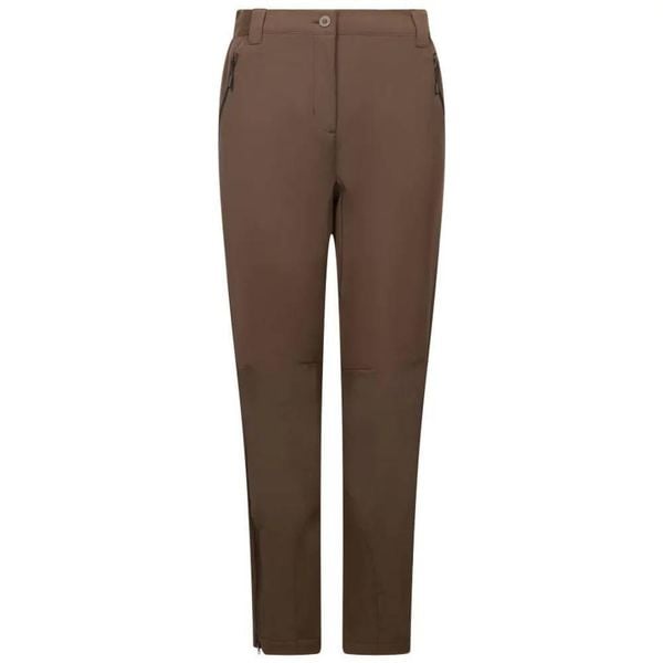 Damskie Spodnie Softshellowe Tawny DLX. Czarne spodnie materiałowe damskie Trespass, m, bez wzorów, z elastanu. Za 505.99 zł.