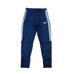 Spodnie dresowe męskie Adidas Team 19. Niebieskie spodnie sportowe męskie Adidas, l, bez wzorów, z dresówki, do biegania. Za 122.16 zł.